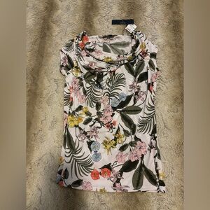 T Tahari Floral Women’s Blouse - NEW